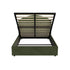 Bed Frame Double With Gas Lift Storage USB Charging Velvet