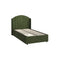 Bed Frame King Single Gas Lift Storage USB Charging Velvet