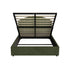 Bed Frame Queen With Gas Lift Storage USB Charging Velvet