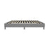 Bed Frame Double Size Fabric Grey