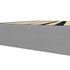 Bed Frame Double Size Fabric Grey