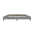 Bed Frame King Size Fabric Grey