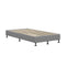 Bed Frame King Single Fabric Grey
