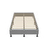 Bed Frame King Single Fabric Grey