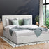 Oikiture Bed Frame King Size Gas Lift Base PU Leather ZOE