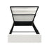 Oikiture Bed Frame Single Size Gas Lift Base PU Leather ZOE