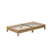 Oikiture Bed Frame King Single Wooden Mattress Base Beds Natural