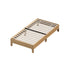 Oikiture Bed Frame King Single Wooden Mattress Base Beds Natural