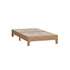 Oikiture Bed Frame Single Wooden Mattress Base Beds Natural