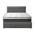 Oikiture Bed Frame With Mattress Set King Size Gas Lift Grey BOSS