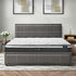 Oikiture Bed Frame With Mattress Set King Size Gas Lift Grey BOSS