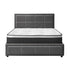 Oikiture Bed Frame With Mattress Set King Single Gas Lift Grey BOSS