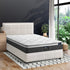 Oikiture Bed Frame With Mattress Set King Single Gas Lift White BOSS