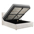 Oikiture Bed Frame With Mattress Set King Single Gas Lift White BOSS