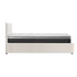 Oikiture Bed Frame With Mattress Set Queen Size Gas Lift White BOSS