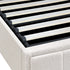 Oikiture Bed Frame With Mattress Set Queen Size Gas Lift White BOSS