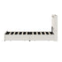 King Single Bed Frame 4 Drawers Charging Station Beige
