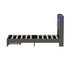 Oikiture King Single Bed Frame – LED Headboard w/ USB/AC Charging & Drawers (Grey)
