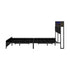 Oikiture Bed Frame Double Single Size LED Storage Bedhead USB Charge