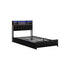 Bed Frame King Single Size LED Storage Bedhead USB Charge