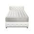 Bed Frame with Mattress King Single Gas Lift White