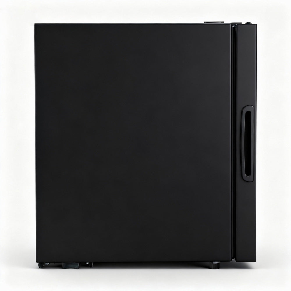 40L Bar Fridge Glass Door Mini Fridge Countertop Cooler Black