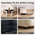 LUVIMO 48L Bar Fridge Mini Refrigerator Glass Door Aesthetics Cooler