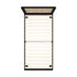 Bed Frame Single Size Real Rattan Headboard Black