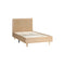 Wooden Bed Frame Single Size Rattan Headboard