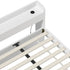 Oikiture Bed Frame King Size with 2 Drawers Charging Ports White