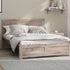 Wooden Bed Frame King Single Contemporary Light Oak