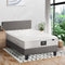 Bed Frame King Size Wooden Platform Beds with Mattress Grey