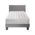 Bed Frame King Size Wooden Platform Beds with Mattress Grey