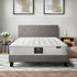 Bed Frame King Size Wooden Platform Beds with Mattress Grey
