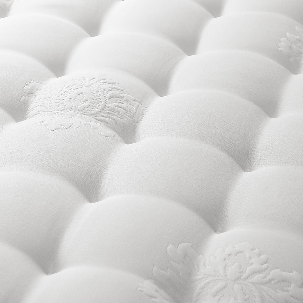 Bed Frame Queen Size Wooden Platform Beds with Mattress Grey