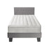 Bed Frame Single Size Wooden Platform Beds with Mattress Grey