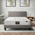 Bed Frame Single Size Wooden Platform Beds with Mattress Grey