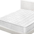 Bed Frame King Size Wooden Platform Beds with Mattress White