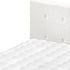 Bed Frame Single Size Wooden Beds with Mattress White