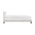 Bed Frame Single Size Wooden Beds with Mattress White