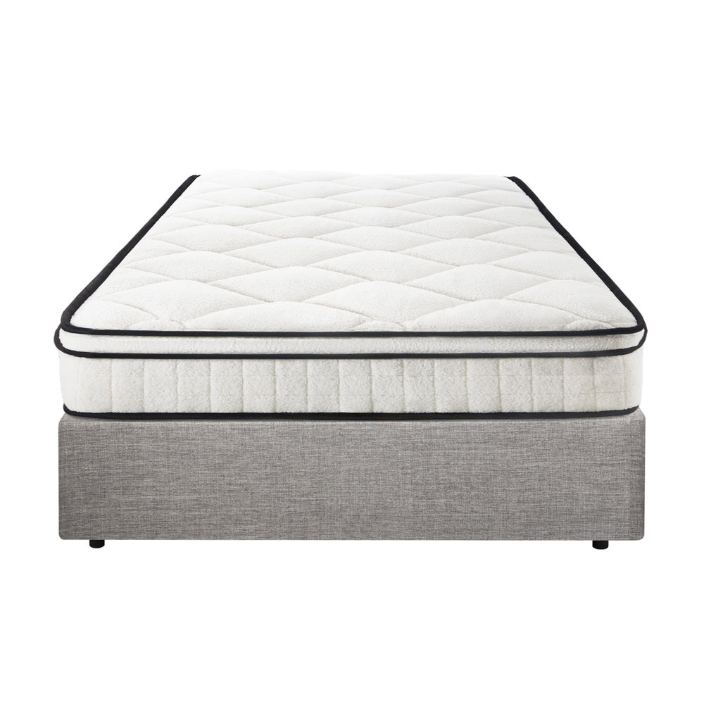 Oikiture Bed Frame King Single Size Storage Platform with Mattress