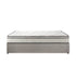 Oikiture Bed Frame Single Size Storage Platform with Mattress