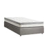 Oikiture Bed Frame Single Size Storage Platform with Mattress