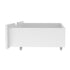 2x Storage Drawers Timber Trundle White