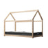 Kids Bed Frame With Single Mattress Set House Style Wooden