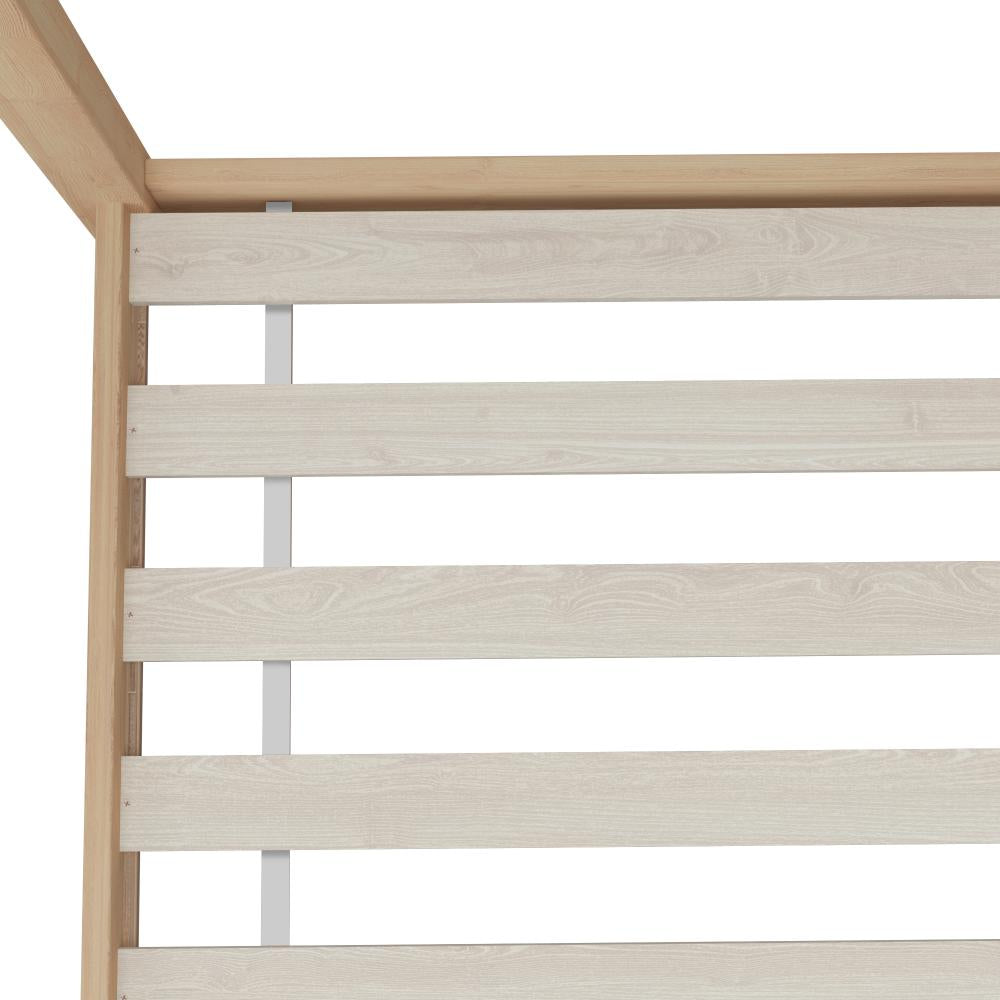 Kids Bed Frame With Single Mattress Set House Style Wooden