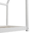 Wooden Bed Frame Single House Style White