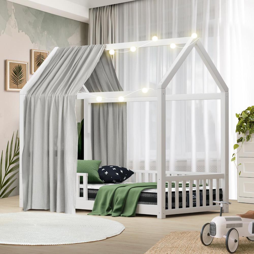 Kids Bed Frame With Single Mattress House Frame White