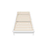Wooden Bed Frame Pine Timber King Single Size White