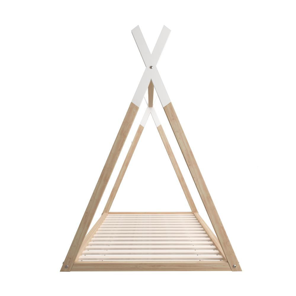 Wooden Bed Frame Single Teepee House Style